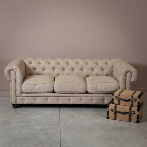 ספה Chesterfield בעיצוב רטרו 1 ספה Chesterfield בעיצוב רטרו