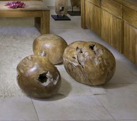 כדור שורש עץ טיק כדור שורש עץ טיק