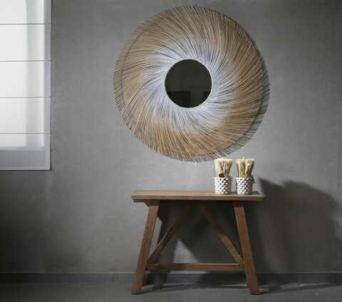 קונסולת עץ מינימליסטית