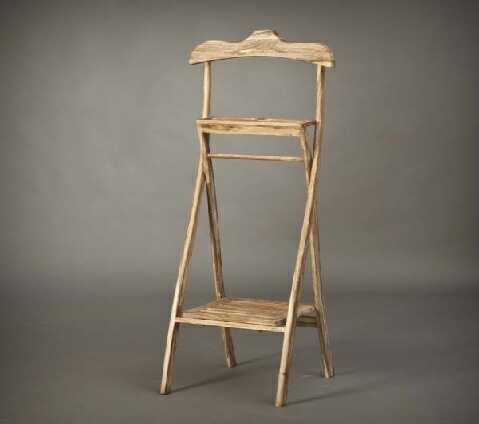 מתלה חליפות מעץ