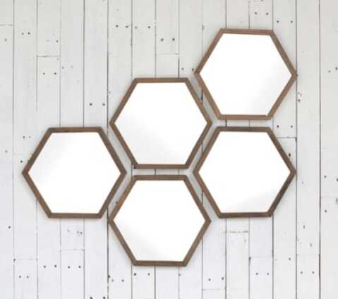 מראות Hexagon 1 מראות Hexagon