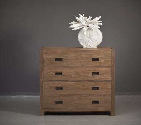 שידת מגירות Natural מעץ טיק 1 שידת מגירות Natural מעץ טיק