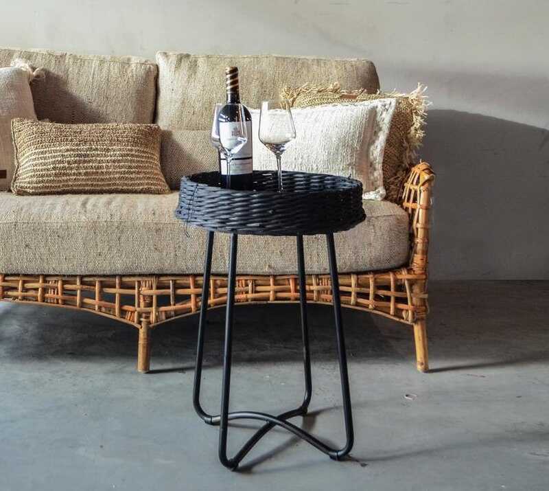 שולחן צד משולב ברזל שולחן צד משולב ברזל