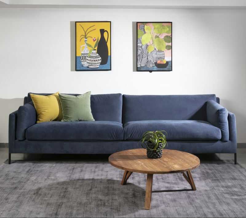 ספה מרופדת לסלון