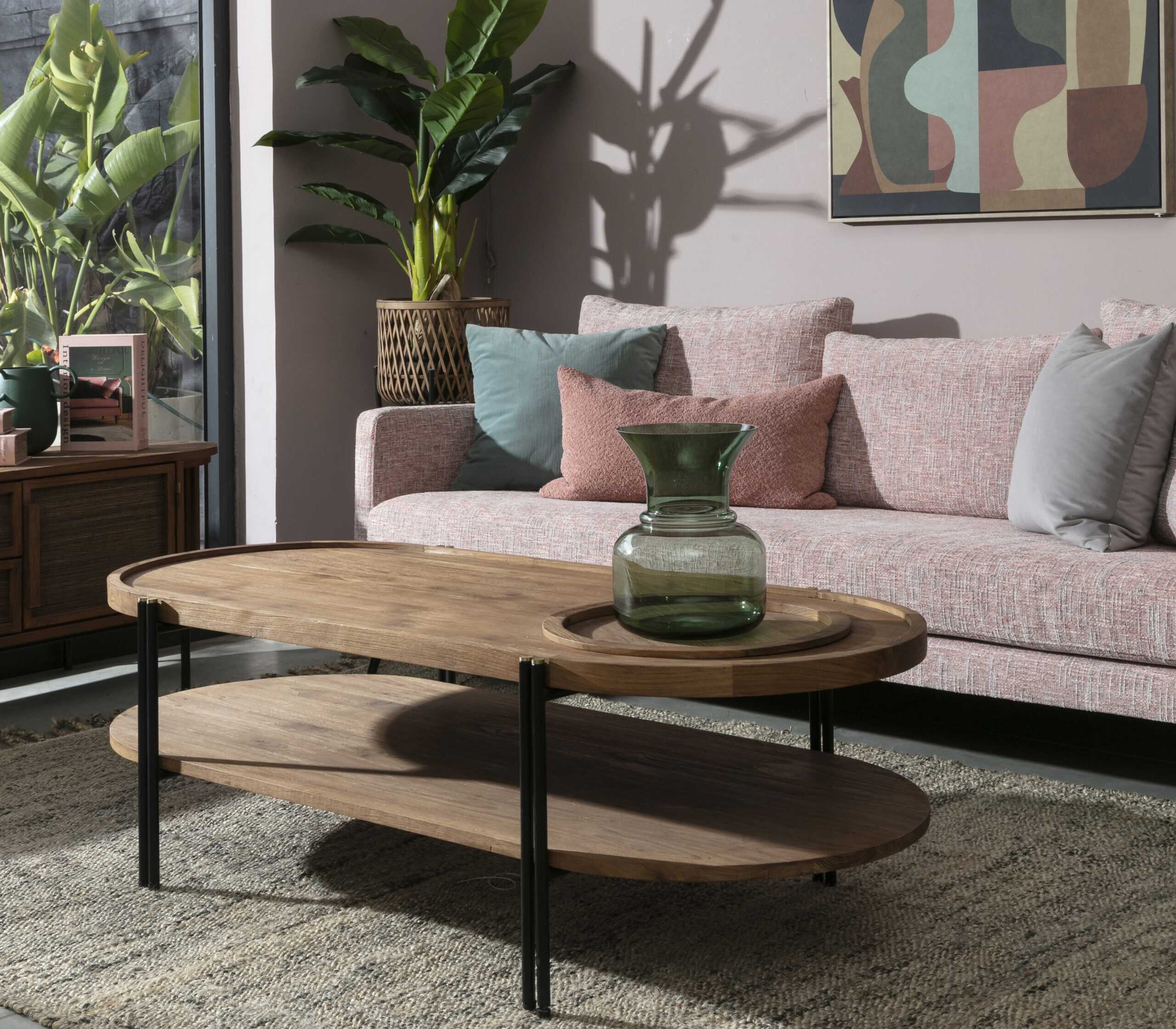 שולחן קפה מעץ מלא