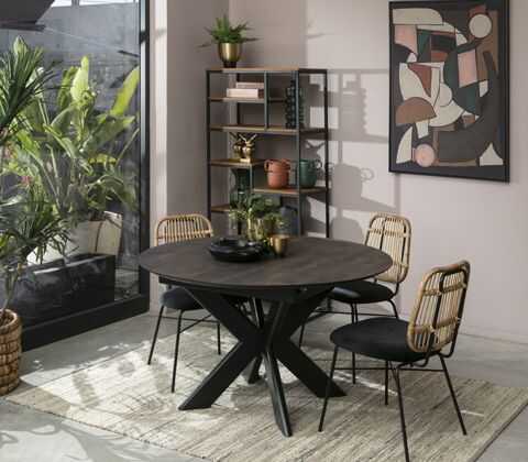 שולחן אוכל רגל X שולחן אוכל רגל X