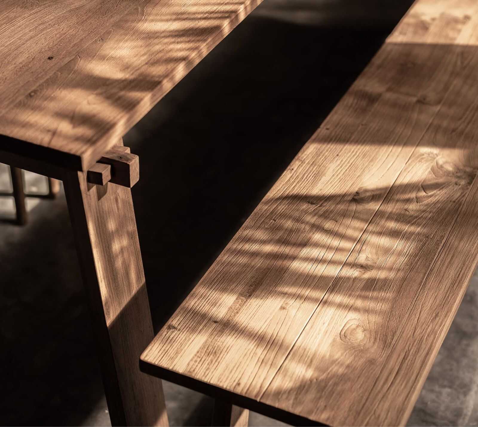 ספסל עץ טיק ספסל עץ טיק