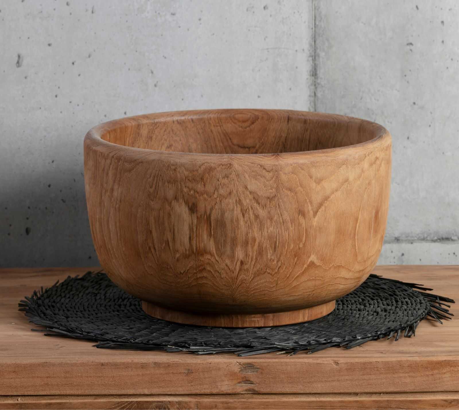 קערת עץ מלא