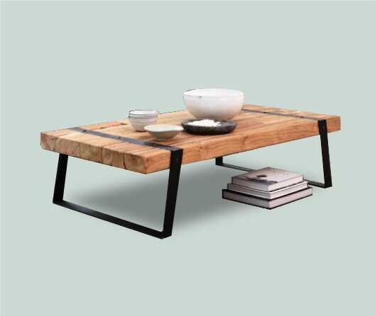 שולחן קפה עץ מלא