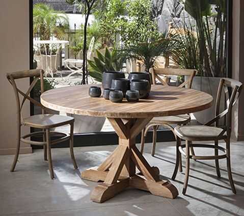 שולחן אוכל Country עגול