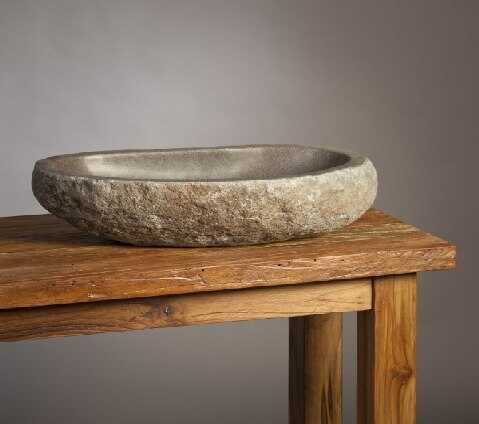 כיור אבן River Stone 1 כיור אבן River Stone