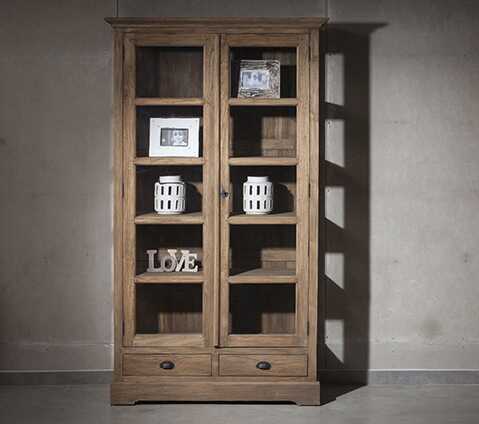 ויטרינה Toscana בגימור עץ טבעי 1 ויטרינה Toscana בגימור עץ טבעי